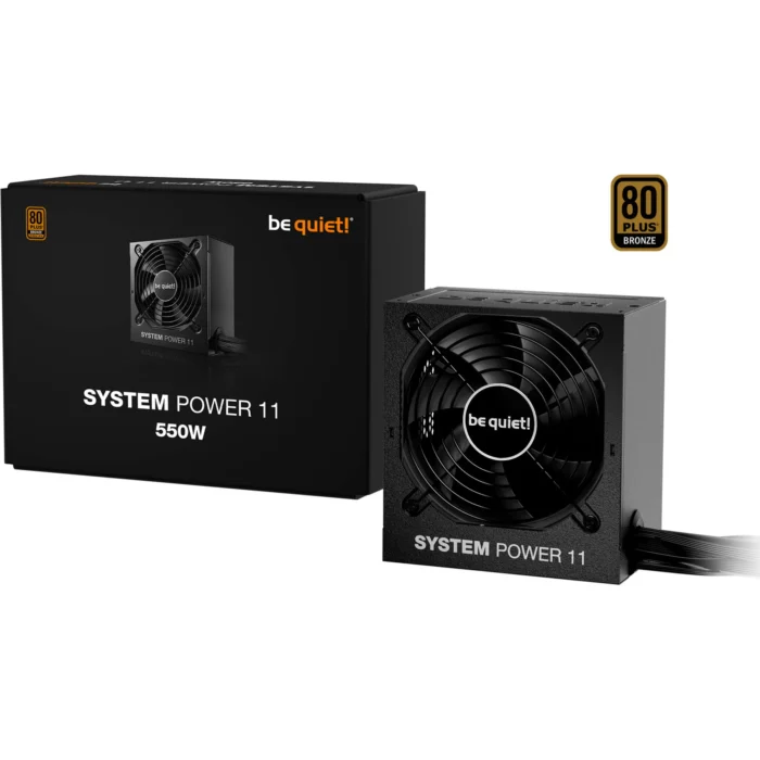 Be Quiet! System Power 11 550W voeding voor desktop pc