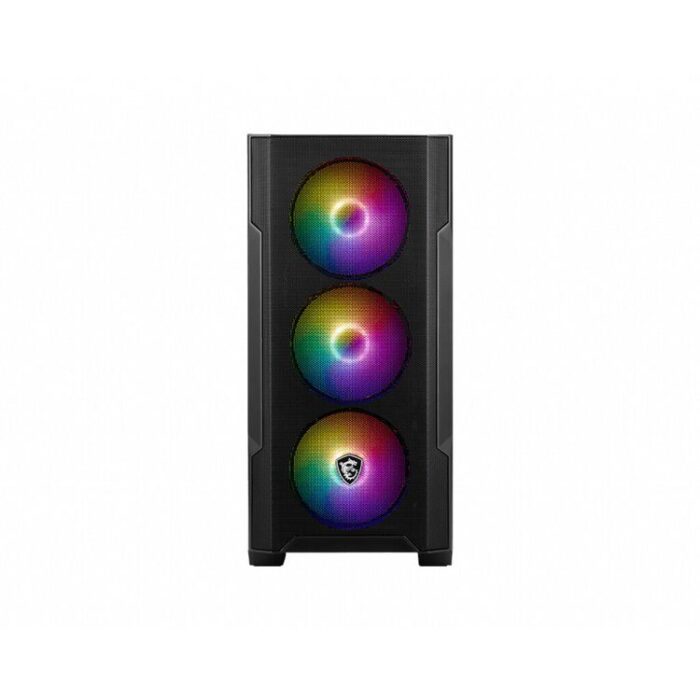 MSI MAG FORGE M100A RGB micro ATX gaming behuizing met RGB ventilatoren