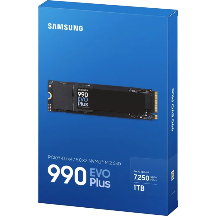 Samsung 990 EVO PLUS 1TB M.2 NVMe SSD voor desktop en laptop