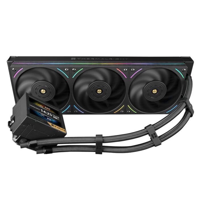 Thermalright Mjolnir Vision 360 UB Pro ARGB 360mm waterkoeler met 3.5 inch scherm