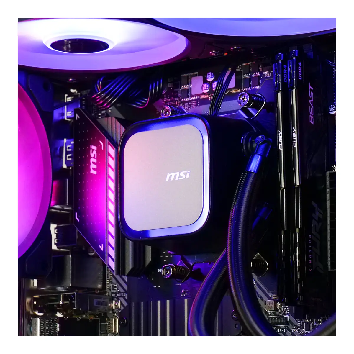 RAPTOR - R7-5700X/5060Ti-8Go/16Go/1To - CYB-GB - Gaming PC bij COMPUZONE België