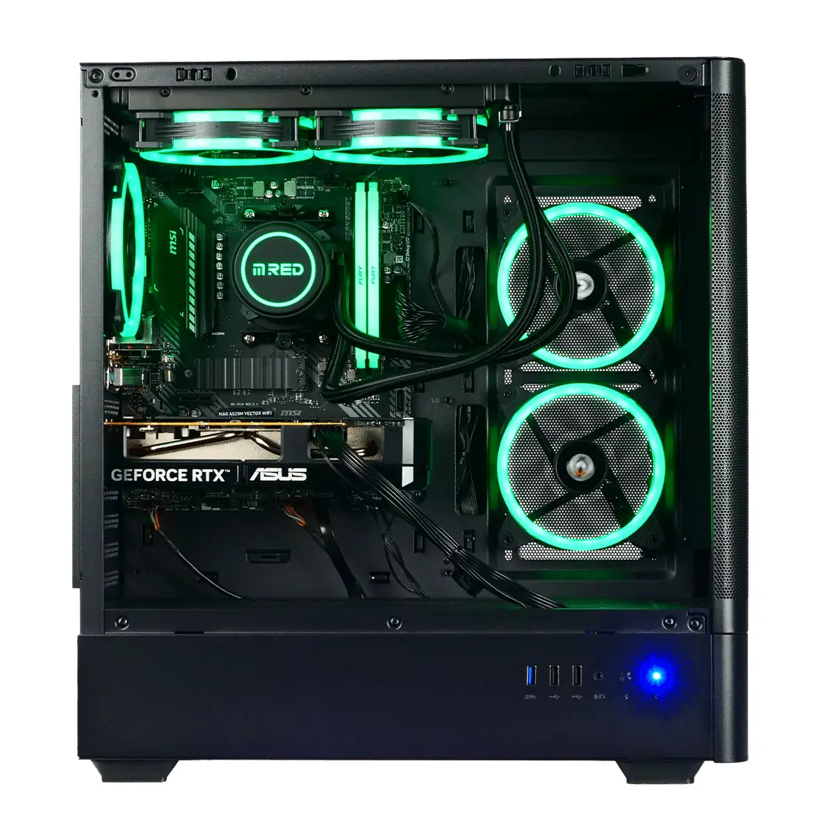 VORTEX - R5-5500/5060/16Go/1To - Gaming PC bij COMPUZONE België