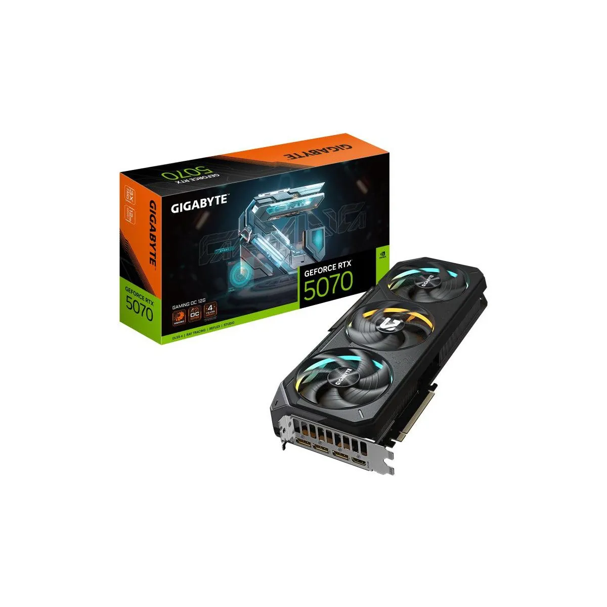GIGABYTE GeForce RTX 5070 GAMING OC 12G Grafische kaart